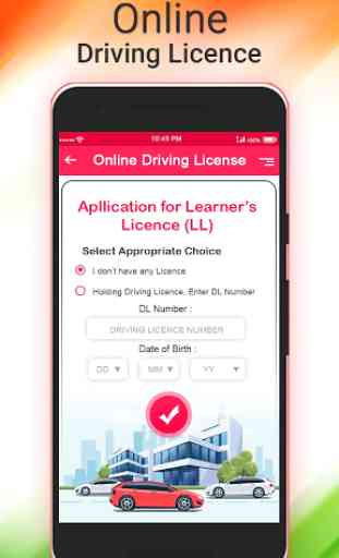 Online Indian Driving License Apply 4