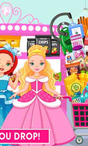 Pink Princess Grocery: Cash Register Supermarket 1