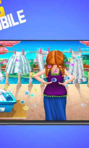 pregnant princess laundry - game Pregnant Mommy 3
