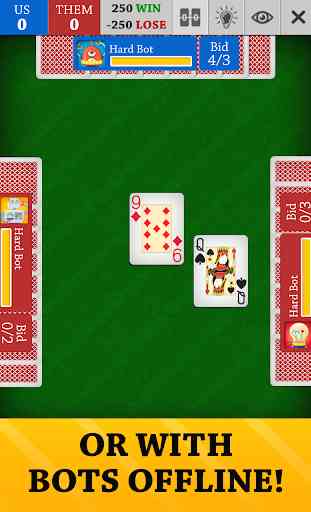 Spades Jogatina: Free Trick Taking Card Game 3