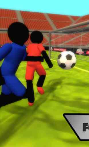 Stickman Football (Soccer) 3D 3