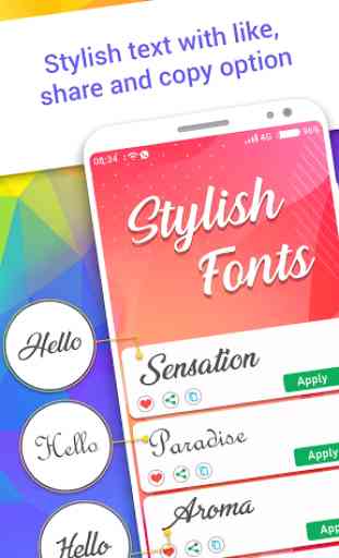 Stylish Fonts Free, Text Repeater & Chat Styles 1