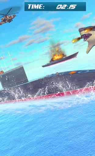 Submarine Robot Transformation: Shark Attack 4