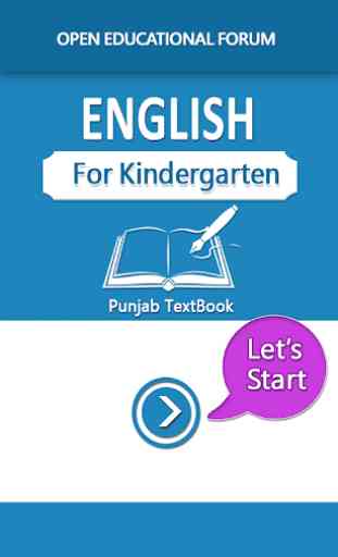 Textbook English For KG 1