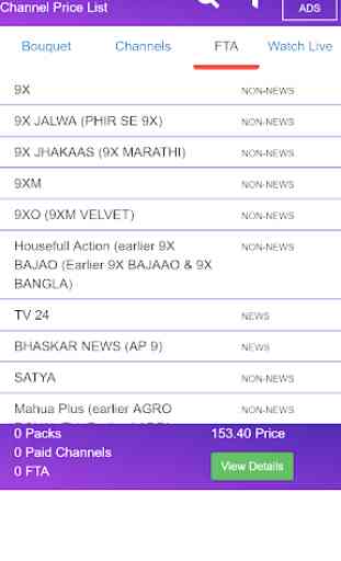 TRAI gov 2019 Channel Price List DTH Set Top Box 2