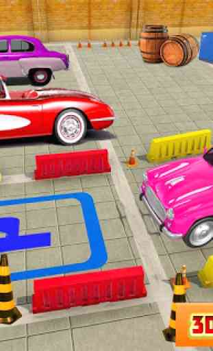 Vintage Extreme Car Hard Parking : Free Car Games 1
