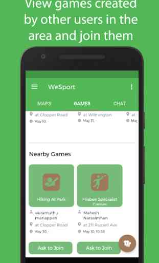WeSport – Social Sport App 4