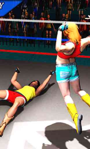 women fighting 3d : real girl wrestling games 3