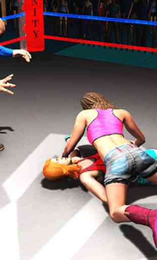 women fighting 3d : real girl wrestling games 4