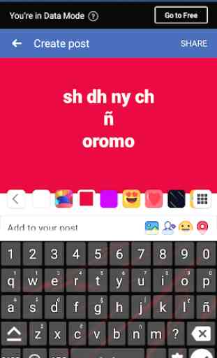 Afaan Oromoo English Keyboard : Infra Keyboard 2