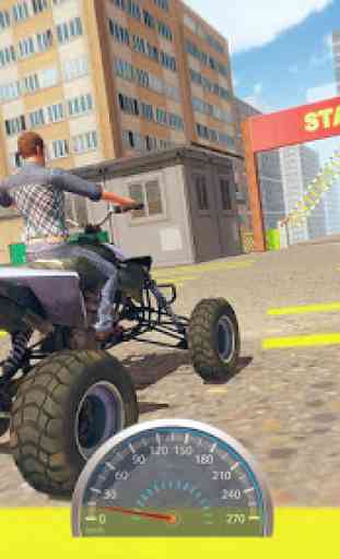 ATV Bike Rooftop City Stunt Ramp 4