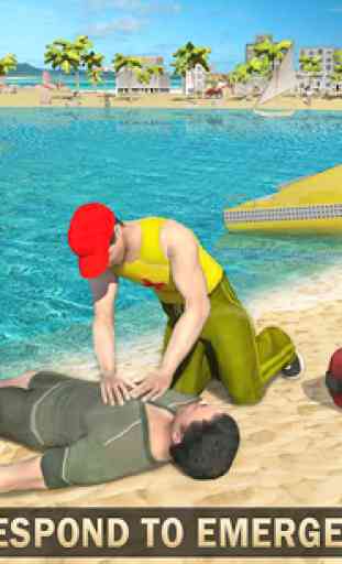 Beach Lifeguard Rescue Squad: Motor Boat Driving 1