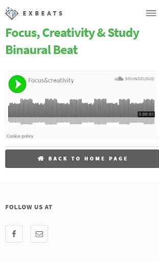 Binaural Beats App - ExBeats Binaural Beats Player 2