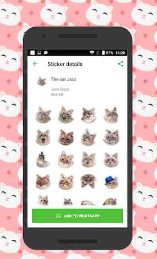 Cats stickers 3