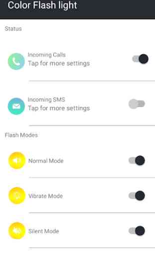 Color notification Flashlight: flash on Call & SMS 3