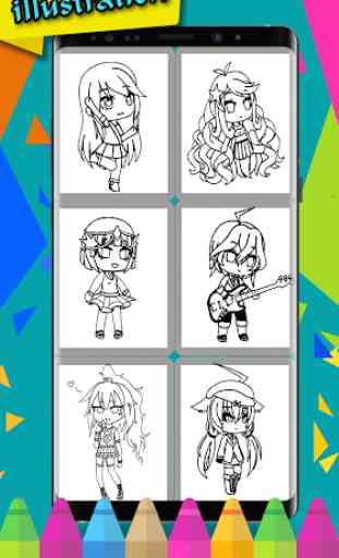 Coloring Book For Gacha 2