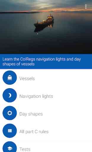 COLREGs - Lights and shapes of vessels 1