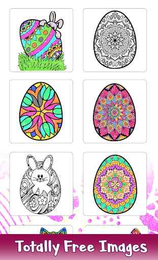 Easter Eggs Glitter Color by Number: Coloring Book 1
