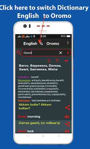 English Afaan Oromo Dictionary Offline 3