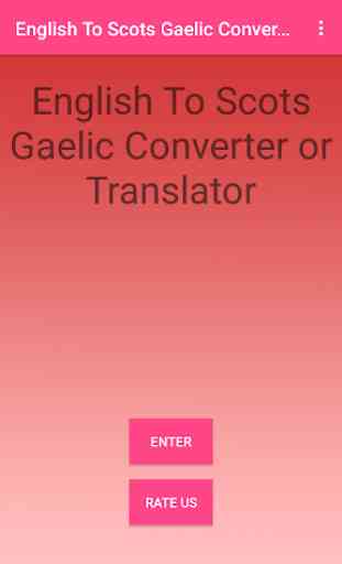 English To Scots Gaelic Converter or Translator 4