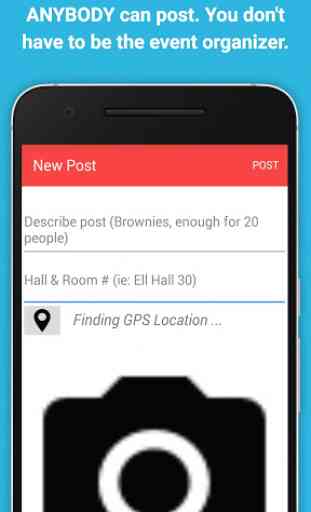 FeedShare - Find & Share Free Food On Campus 3