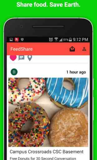 FeedShare - Find & Share Free Food On Campus 4
