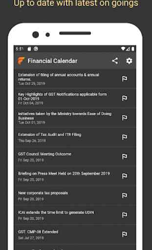 Financial Calendar 3