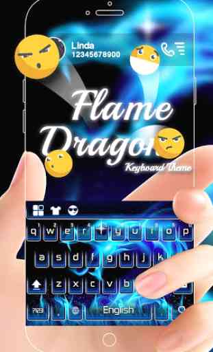 Flame Dragon Keyboard Theme 2