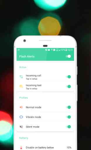 Flash alerts on call and sms - Ringing flashlight 2