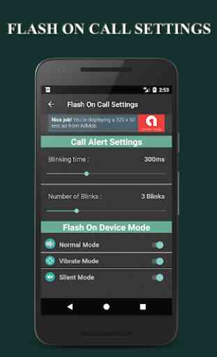 Flash Blinking Alerts : Call & SMS 4