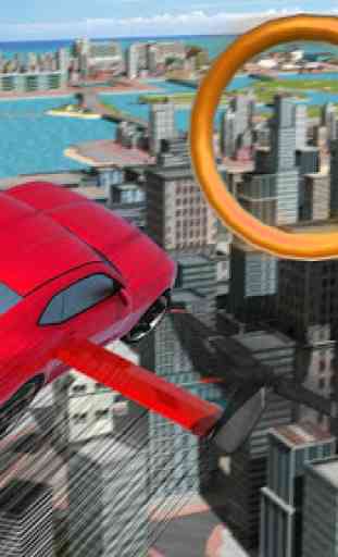 Flying Car Stunts Driver City Simulator 2