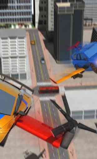Flying Car Stunts Driver City Simulator 3