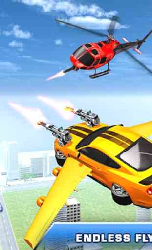 Flying Robot Car Transform - Robot Shooting Games 1