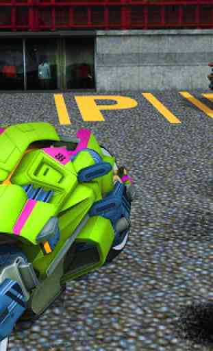 Futuristic Sci Fi Bike Parking - Bike Parking Game 1