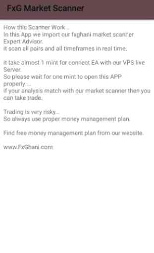 FxG Live Market Scanner 3