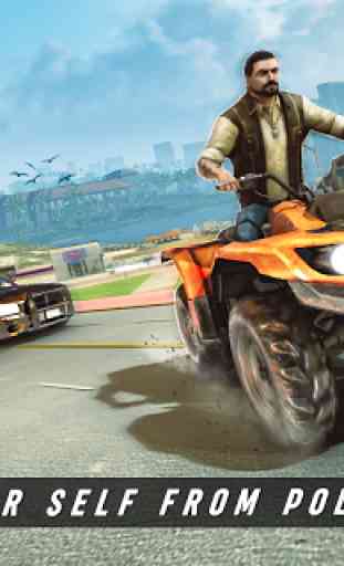 Gangster City Grand ATV Bike Crime - Quad Driving 1