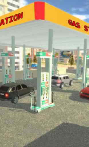 Gas Station Car: Big City Simulator 4