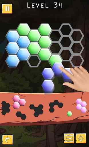 Gems block hexa puzzle games: Jewel jigsaw puzzles 1