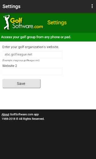 Golf Software app by GolfSoftware.com 1