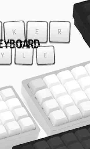 Hacker Style Blank Keyboard 1