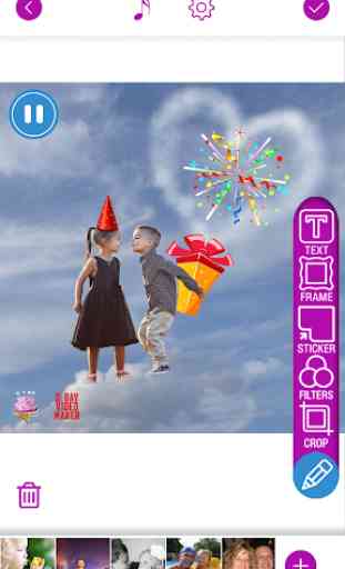 Happy Birthday Video Maker With Song And Photos 2
