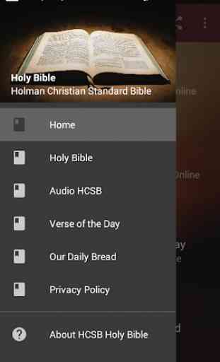 HCSB Holy Bible Holman Christian Standard Bible 1