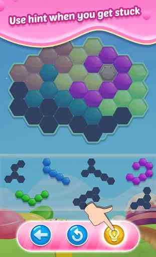 Hexa Candy Block - Hexa Puzzle 3