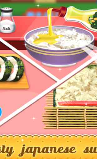 Japanese Food Restaurant - Food Cooking Game 3
