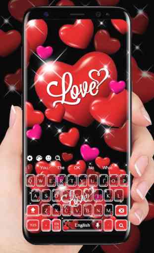 Love Heart Keyboard 1