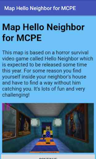 Map Hello Neighbor for MCPE 1