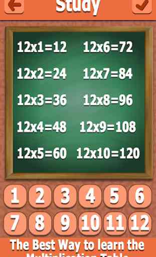 Math Game : Multiplication Table 4