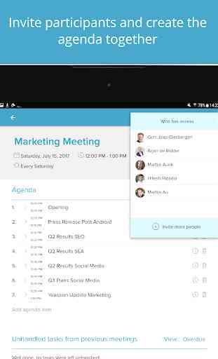 Minute App - Meetings, Agenda, Minutes, Tasks 2