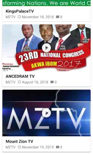 Mount Zion TV Network & Forum 2
