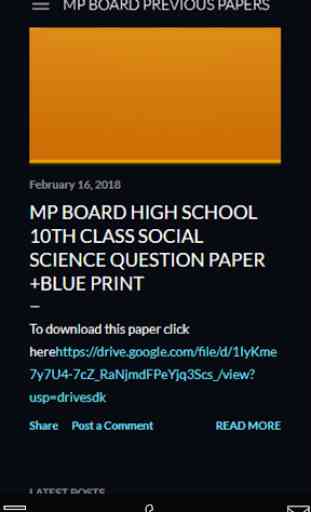 Mp board question paper 2